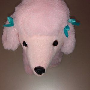 Pink Poodle Walks on a leach with you, Barks, Realistic looking, battery operate
